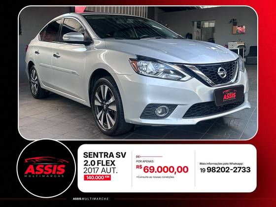 NISSAN SENTRA 2.0 SV 16V FLEX 4P AUTOMÁTICO
